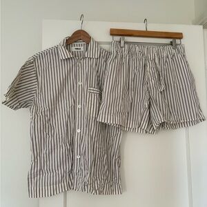 Tekla Cotton Poplin Pajamas